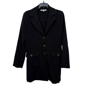 Vintage Cabi Blazer Jacket Womens 6 Black Single Breasted Black Classic USA